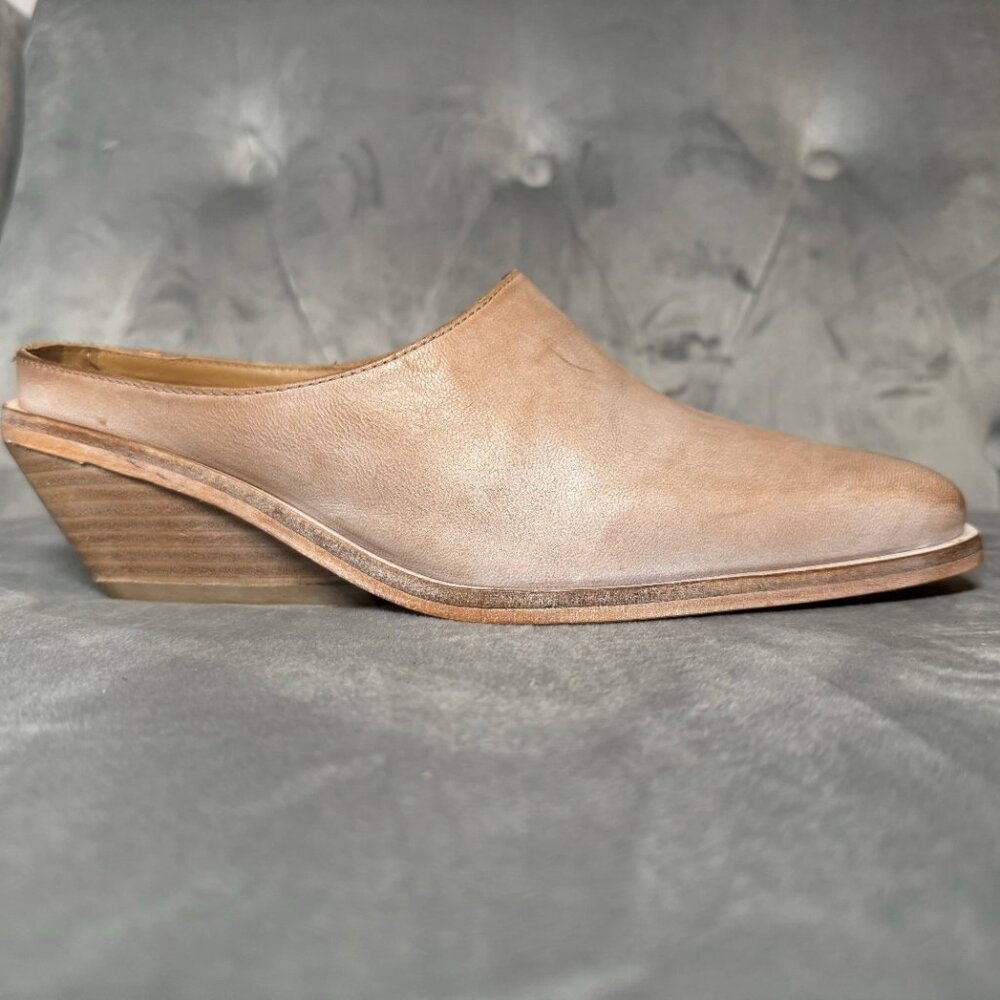 Free People Tallulah Pointed Toe Leather Western Mules Size‎ 36.5 - Picture 8 of 10